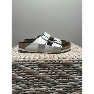 Birkenstock Sandals Womens Size 9 Womens 7 EU 40 White Arizona Made in Germany